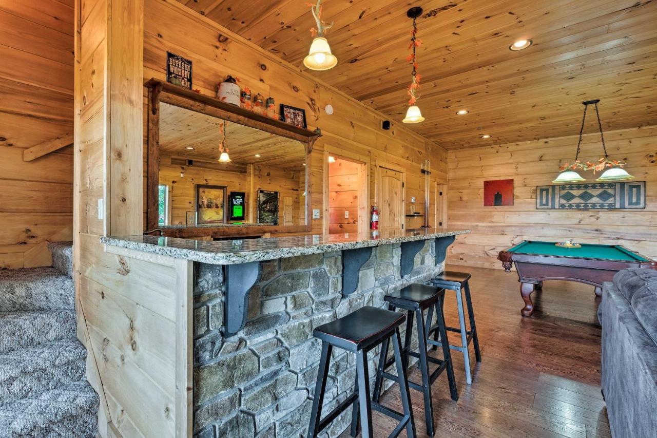 Pigeon Forge Cabin With Brand New Hot Tub And Views! سيفيرفيل المظهر الخارجي الصورة
